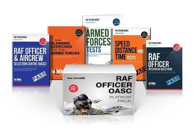 Cover for Richard McMunn · RAF Officer OASC Platinum Box Set: RAF Officer and Aircrew Selection Centre OASC, Planning Exercises, Armed Forces Tests, Speed, Distance and Time and RAF Officer Interview Questions and Answers - Career Kit (Book pack) (2014)