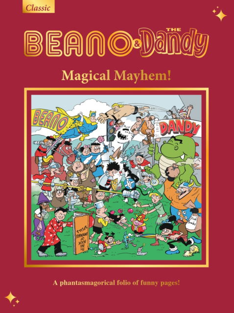 Cover for Beano &amp; Dandy Gift Book 2026: Magical Mayhem! (Hardcover Book) (2025)
