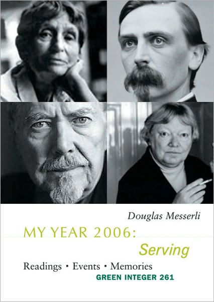 Cover for Douglas Messerli · My Year: Serving (Paperback Book) (2009)