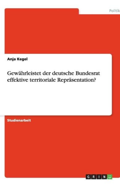 Cover for Kegel · Gewährleistet der deutsche Bundes (Book)