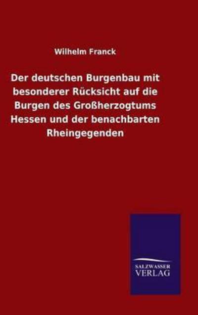 Cover for Franck · Der deutschen Burgenbau mit beso (Bog) (2015)