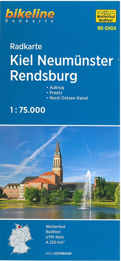 Cover for Esterbauer · Radkarte Kiel Neumünster Rendsburg: Aukrug, Preetz, Nord-Ostsee-Kanal (Bok) (2015)