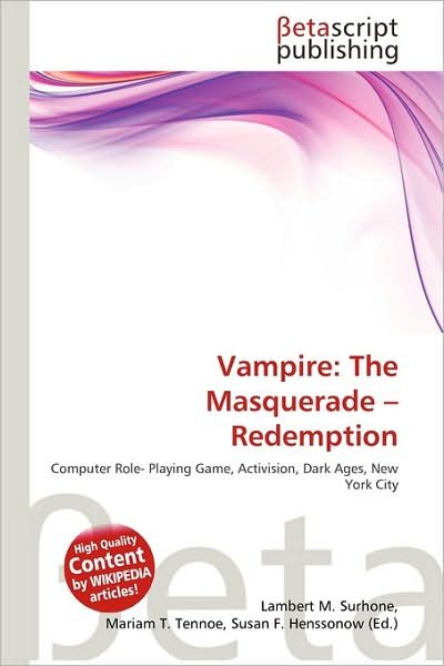 The Masquerade   Redemption - Vampire - Bøger -  - 9786131402937 - 