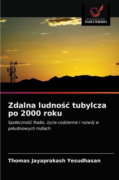 Cover for Thomas Jayaprakash Yesudhasan · Zdalna ludno?c tubylcza po 2000 roku (Paperback Book) (2021)