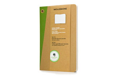 Large Squared Kraft Soft Evernote Journal With Smart Stickers 2 Set - Moleskine Evernote - Moleskine - Książki - Moleskine srl - 9788867323937 - 26 marca 2014