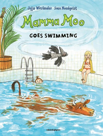 Cover for Jujja Wieslander · Mamma Moo goes swimming (Hardcover Book) (2023)