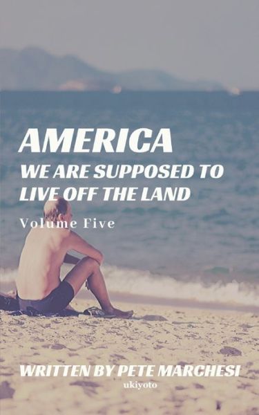 Cover for Pete Marchesi · America We are supposed to live off the land (Paperback Book) (2020)