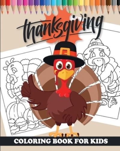 Cover for Co &amp; Libris · Thanksgiving - Coloring Book for kids (Taschenbuch) (2020)