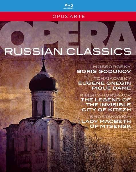 Cover for Godunov,boris / Anastassov,orlin / Albrecht,marc · Russian Opera Classics (Blu-ray) [Box set] (2016)