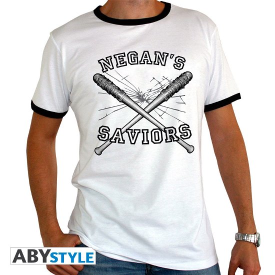 THE WALKING DEAD -  Negans Saviors man SS white - T-Shirt Männer - Merchandise -  - 3700789240938 - February 7, 2019