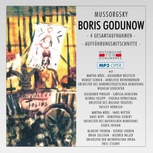Cover for Modest Mussorgsky (1839-1881) · Boris Godunow (4 Gesatmaufnahmen im MP3-Format) (MP3-CD) (2009)