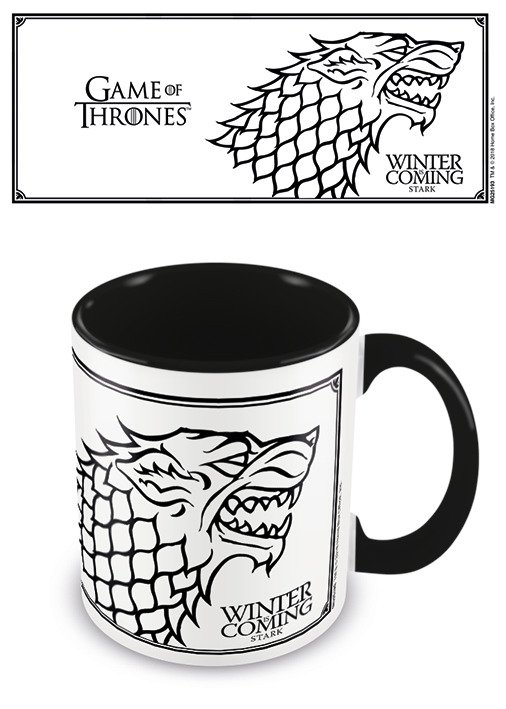 Game Of Thrones: Stark -Coloured Inner Mug- (Tazza) - Game of Thrones - Merchandise - GAME OF THRONES - 5050574251938 - 
