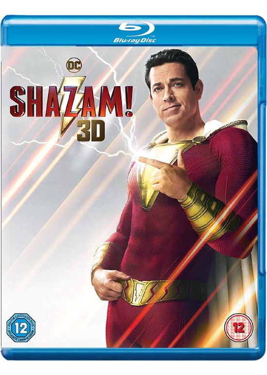 Cover for Shazam! (Blu-ray 3D) · Shazam 3D+2D (Blu-Ray) (2019)