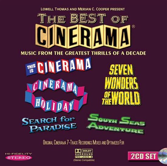 Cover for Best of Cinerama / Various (CD) (2015)