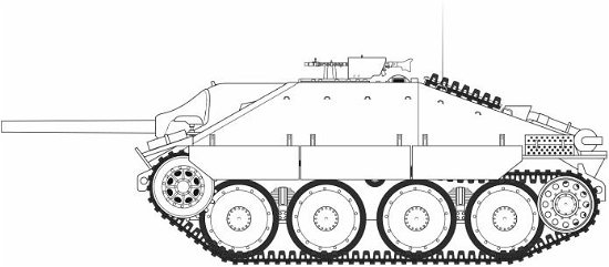 Cover for Airfix · Jagdpanzer 38 Tonne Hetzer Early Version (Legetøj)
