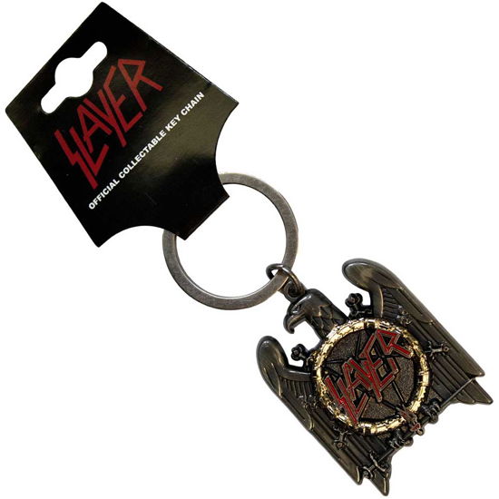 Slayer  Keychain: Silver Eagle - Slayer - Merchandise - Global - Accessories - 5055295386938 - August 18, 2015