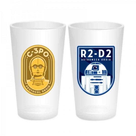 R2D2 C3Po Icon (Set 2 Bicchieri) - Star Wars - Merchandise - HALF MOON BAY - 5055453447938 - 