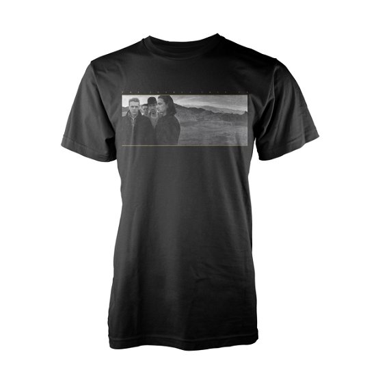 Cover for U2 · Joshua Tree (Organic Ts/metallic Print) (T-shirt) [size XXL] [Black edition] (2017)