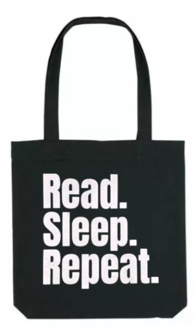 Cover for Read Sleep Repeat Tote Bag (Paperback Book) (2024)