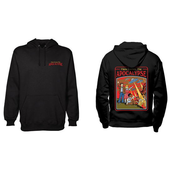 Cover for Steven Rhodes · Steven Rhodes: Here Comes The Apolcalypse Black Hoody (Felpa Con Cappuccio Unisex Tg. S) (MERCH)