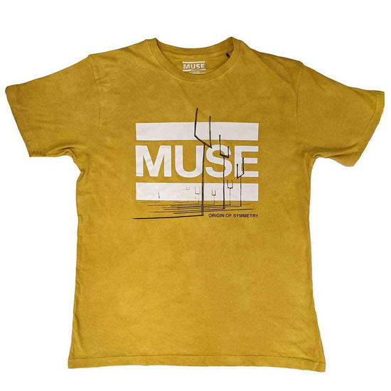 Muse Unisex T-Shirt: Origin of Symmetry (Wash Collection) - Muse - Merchandise -  - 5056561020938 - 