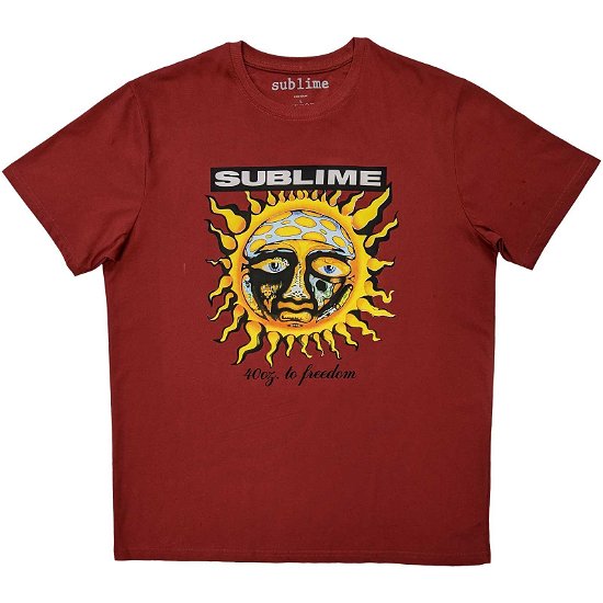 Sublime Unisex T-Shirt: GRN 40 Oz - Sublime - Merchandise -  - 5056561091938 - 