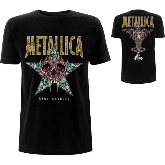 Metallica Unisex T-Shirt: King Nothing (Back Print) - Metallica - Mercancía - MERCHANDISE - 5060489507938 - 22 de enero de 2020