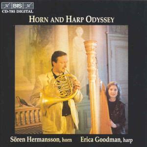 Cover for Goodman, Erica / Hermansson, Soren · Horn and Harp Odyssey (CD) (1996)