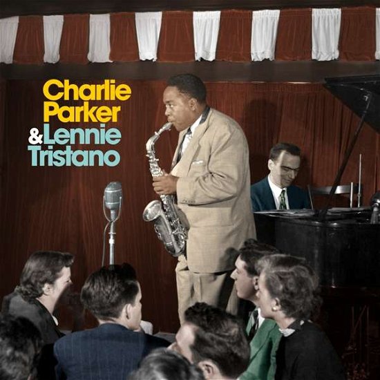 Cover for Charlie Parker with Lennie Tristano · Charlie Parker With Lennie Tristano (Solid Blue Vinyl) (LP) [Coloured edition] (2020)