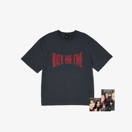 Cover for ENHYPEN · Walk The Line - World Tour - T-shirt (T-shirt) [size M] [Dark Gray edition] [Size Medium] (2024)