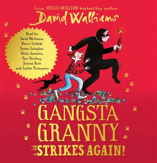 Cover for David Walliams · Gangsta Granny Strikes Again! (Hörbuch (CD)) [Unabridged edition] (2022)