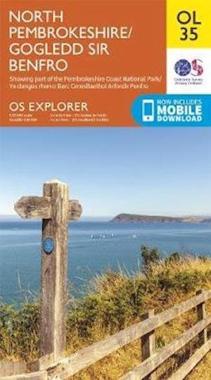 Cover for Ordnance Survey · North Pembrokeshire - OS Explorer Map (Kort) (2020)
