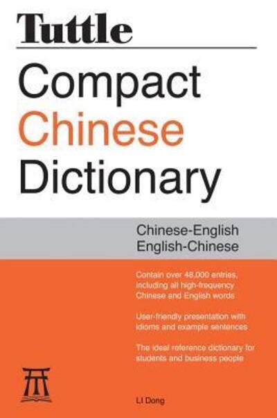 Cover for Li Dong · Tuttle Compact Chinese Dictionary (Paperback Book) (2010)