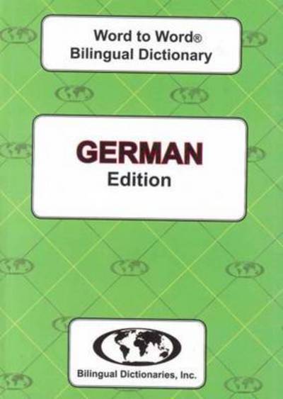 Cover for H. Bell · English-German &amp; German-English Word-to-Word Dictionary (Taschenbuch) (2010)