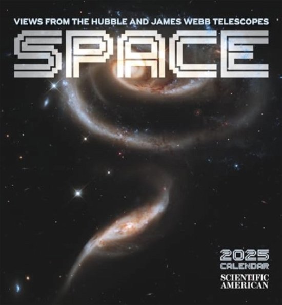 Space: Views from the Hubble and James Webb Telescopes 2025 Mini Wall Calendar - Pomegranate - Bücher - Pomegranate - 9781087509938 - 15. August 2024