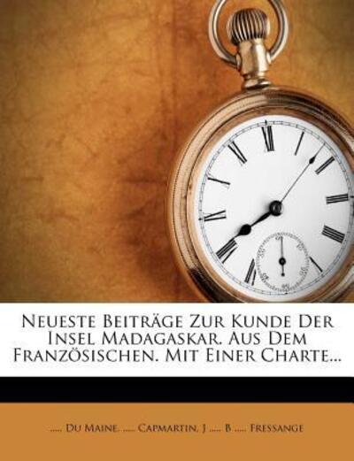 Cover for Maine · Neueste Beiträge zur Kunde der In (Bok)