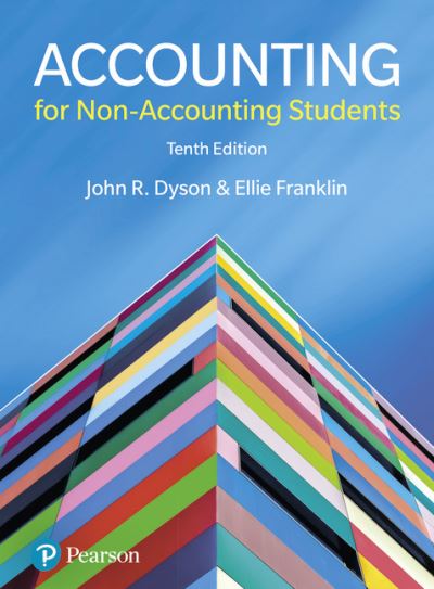 Cover for John Dyson · Accounting for Non-Accounting Students (Pocketbok) (2020)