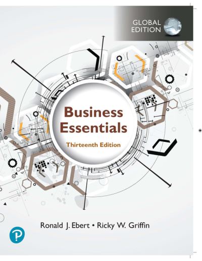 Cover for Ronald Ebert · Business Essentials, Global Edition (Paperback Book) (2022)