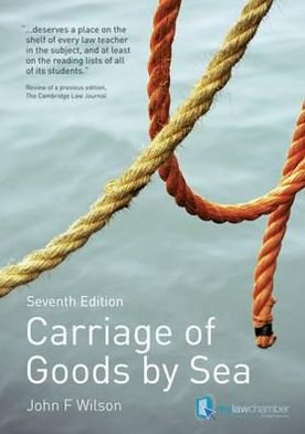 Cover for John Wilson · Carriage of Goods by Sea (Paperback Book) (2010)