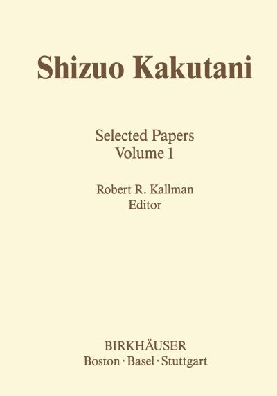 Cover for S. Kakutani · Shizuo Kakutani: Selected Papers - Contemporary Mathematicians (Paperback Book) [Softcover reprint of the original 1st ed. 1986 edition] (2013)