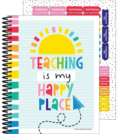 Happy Place Teacher Planner - Carson Dellosa Education - Other - Carson-Dellosa Publishing, LLC - 9781483864938 - February 14, 2022