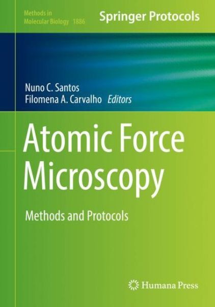 Cover for Atomic Force Microscopy: Methods and Protocols - Methods in Molecular Biology (Hardcover Book) [2019 edition] (2018)