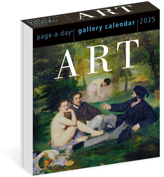 Cover for Workman Calendars · Art Page-A-Day® Gallery Calendar 2025: The Next Best Thing to Exploring Your Favourite Museum (Calendar) (2024)