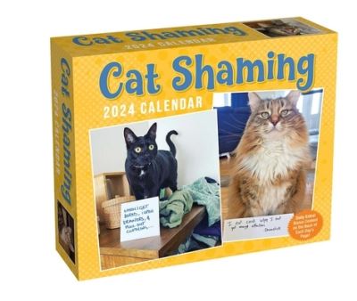 Cat Shaming 2024 Day-to-Day Calendar - Pedro Andrade - Gadżety - Andrews McMeel Publishing - 9781524879938 - 18 lipca 2023