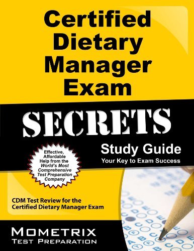 Cover for Cdm Exam Secrets Test Prep Team · Certified Dietary Manager Exam Secrets Study Guide: Cdm Test Review for the Certified Dietary Manager Exam (Paperback Book) [Pap / Psc St edition] (2023)