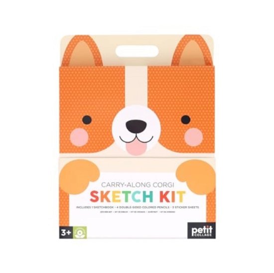 Cover for Petit Collage · Carry-Along Corgi Sketch Kit (Buch) (2024)