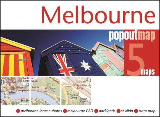 Cover for Popout Map · Popout Maps: Melbourne (Innbunden bok) (2014)