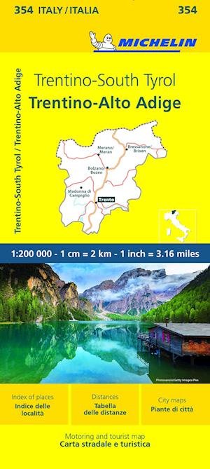 Cover for Michelin · Trentino - Michelin Local Map 354 (Kort) (2023)