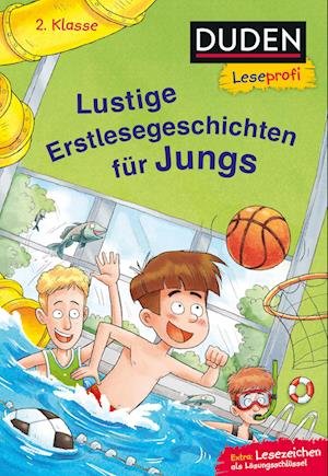 Cover for Bettina Obrecht · Duden Leseprofi - Lustige Erstlesegeschichten für Jungs, 2. Klasse (DB) (Inbunden Bok) (2022)