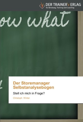 Cover for Christoph Winter · Der Storemanager Selbstanalysebogen: Stell Ich Mich in Frage? (Paperback Book) [German edition] (2014)